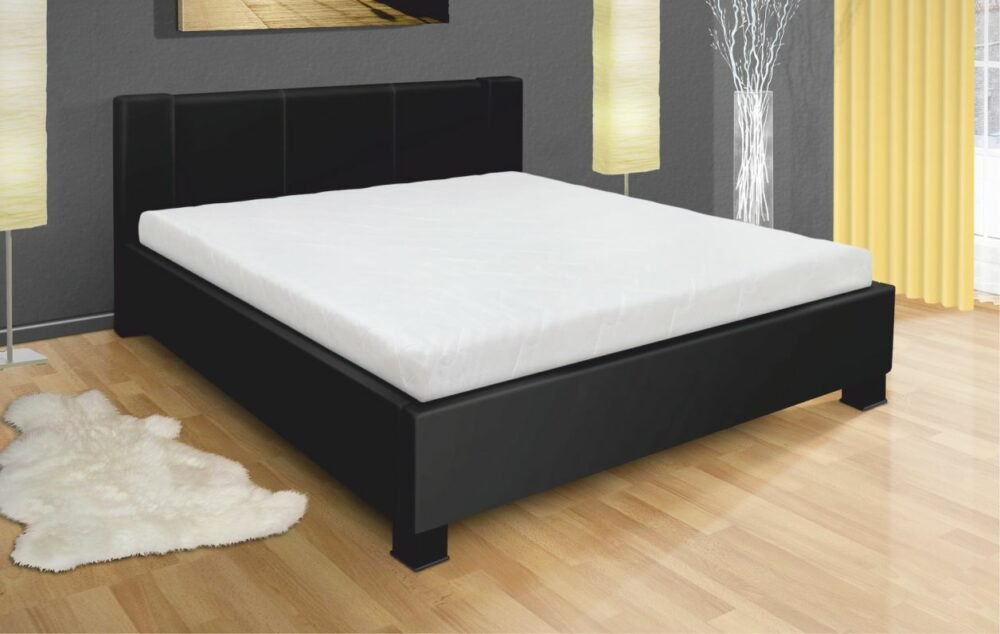 Kasvo postel FANNY 180 cm vč. roštu a ÚP ekokůže bílá